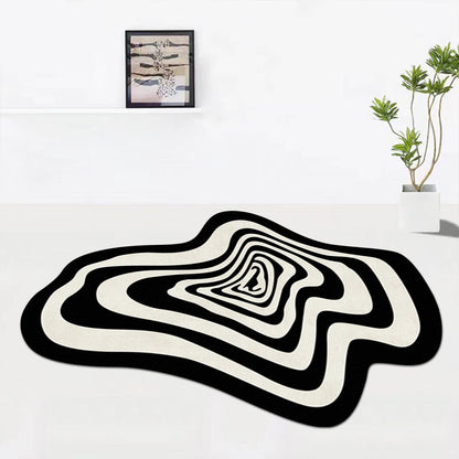 "Liquid stripes" carpet